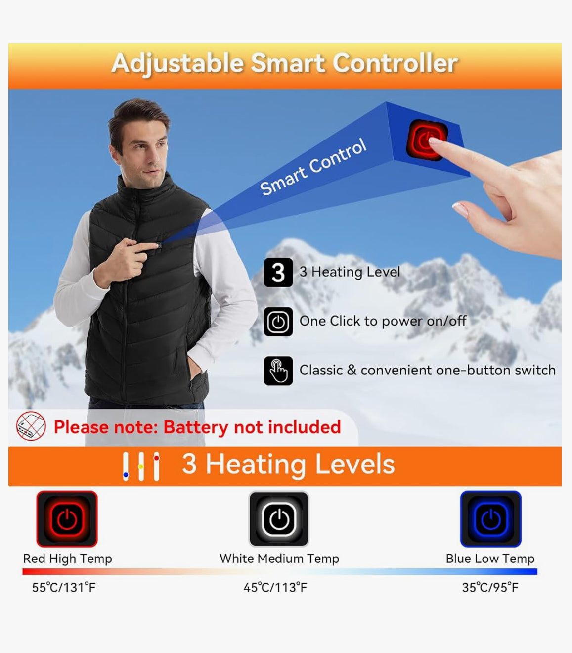 USB Heated Vest