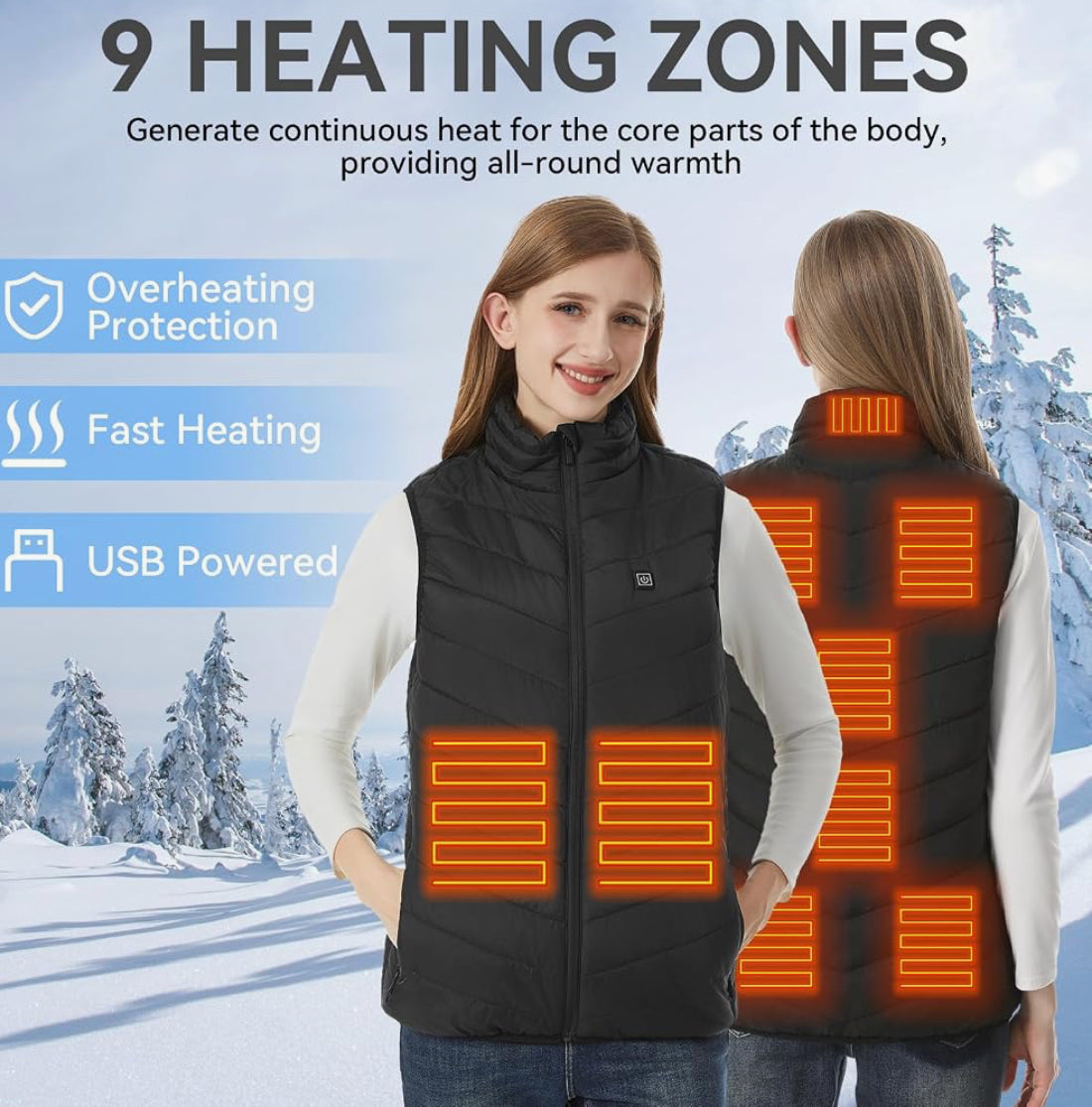 USB Heated Vest